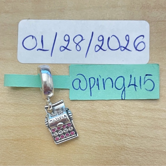 Pandora Typewriter dangle - Picture 8 of 9